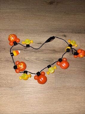 Mickey Halloween String Lights Necklace